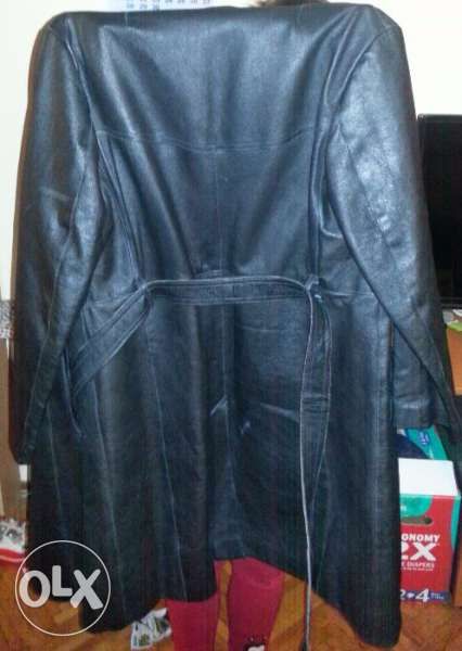 Естествена кожа Манто