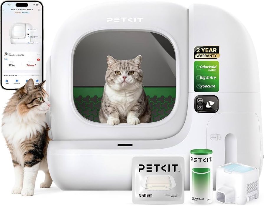 Электронный туалет латок для кошек и бренда petkit