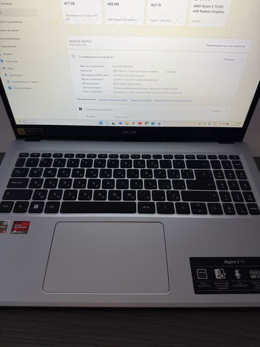 Acer Aspire 3 A315-24P - 16RAM