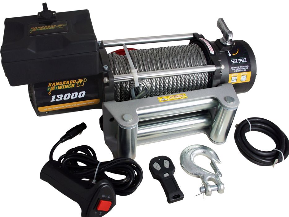 Troliu electric K 13000 Kangaroo PowerWinch 5,907kg Auto Platforma