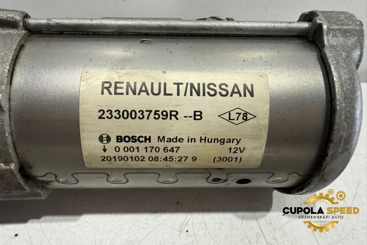Electromotor 233003759R 1.5dci K9K Dacia Duster 2 [2018 - 2022]