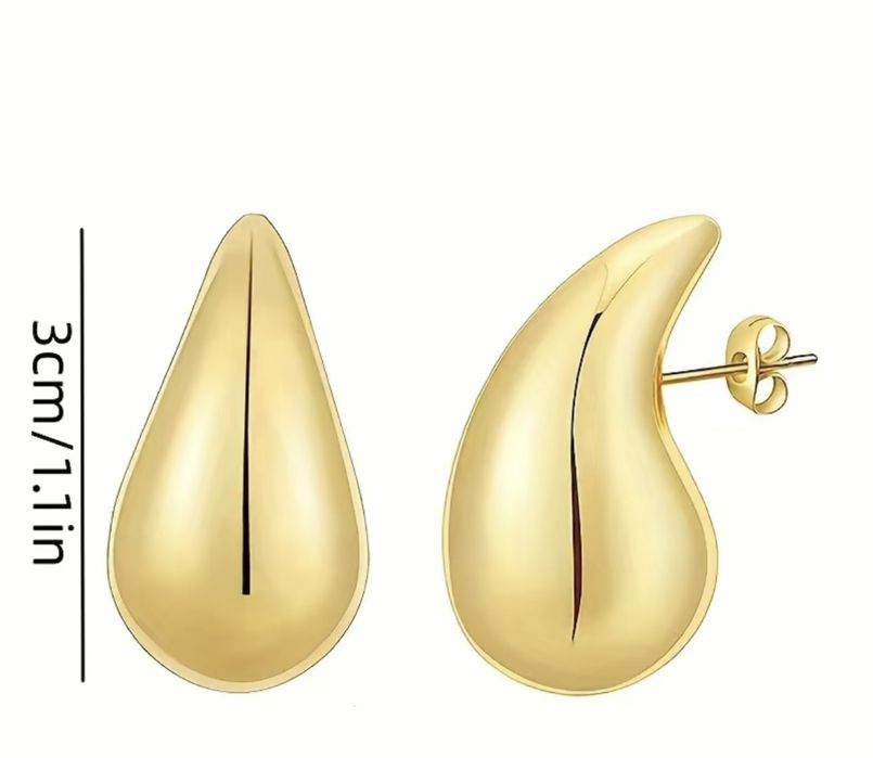 Cercei eleganti stil picatura placati / aur sau argint