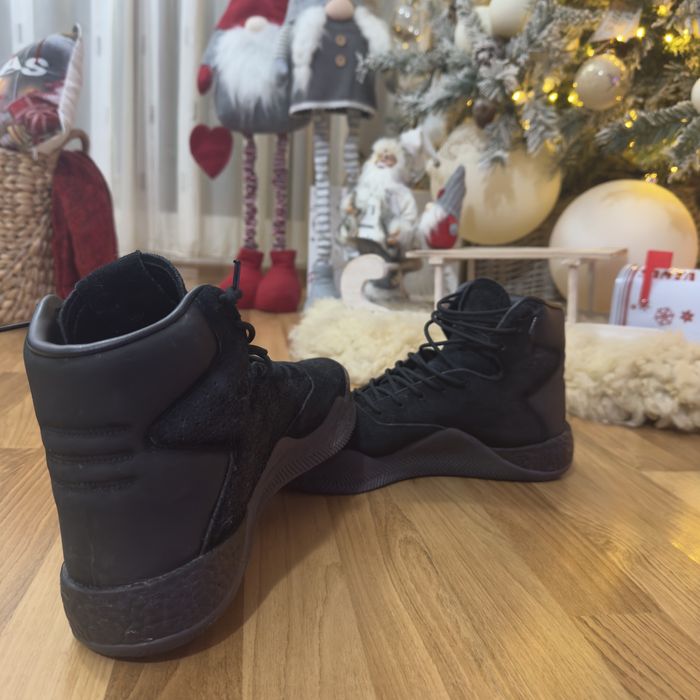 Adidas Tubular Instinct Triple Black-Editie Premium Suede marime 46