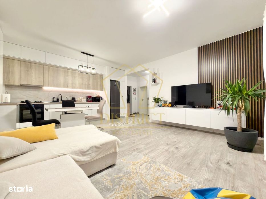 Apartament cu 3 camere mobilat si utlat, 70 mp utili, in Giroc la etaj