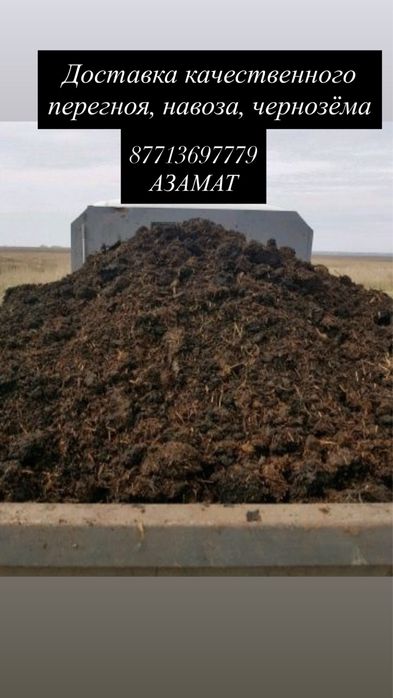Чернозем, навоз, перегной
