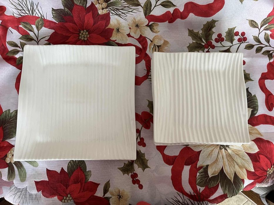 Квадратен сервиз за торта 6+1