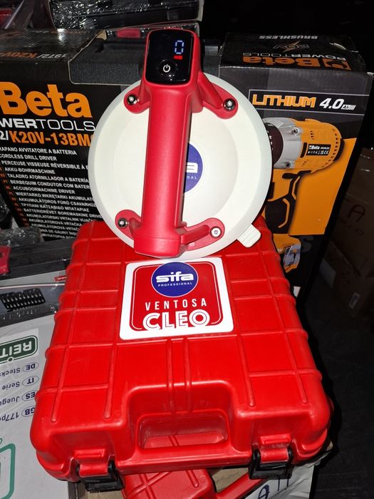 PROMO!!! Sifa Cleo ventuza cu baterie profesionala 150 kg