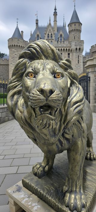 Lei uriași și statui de exterior