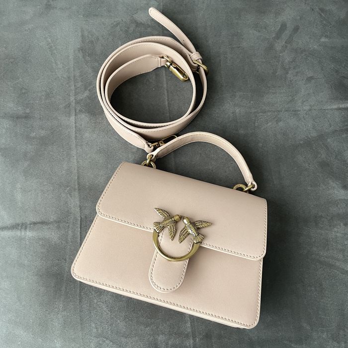 Pinko Love One Top Handle Mini Light Bag - Чанта