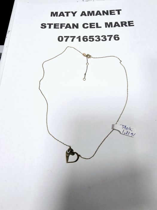 Vand lantisor din aur 14 k 1.21 g cod 578