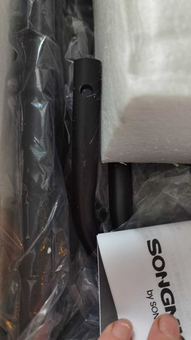 Suport haine metalic cu rafturi, Songmics, 29 × 112 × 158.4 cm, negru