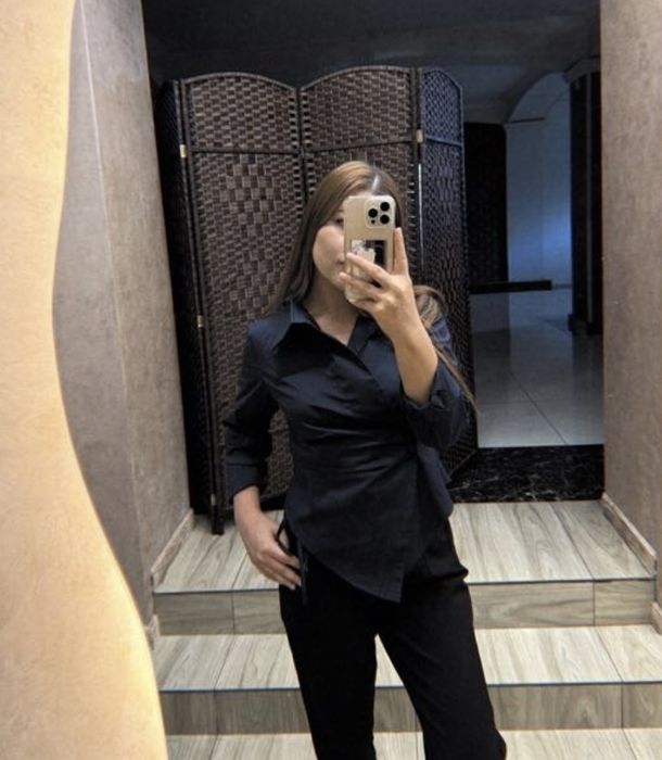 Рубашка темно синий