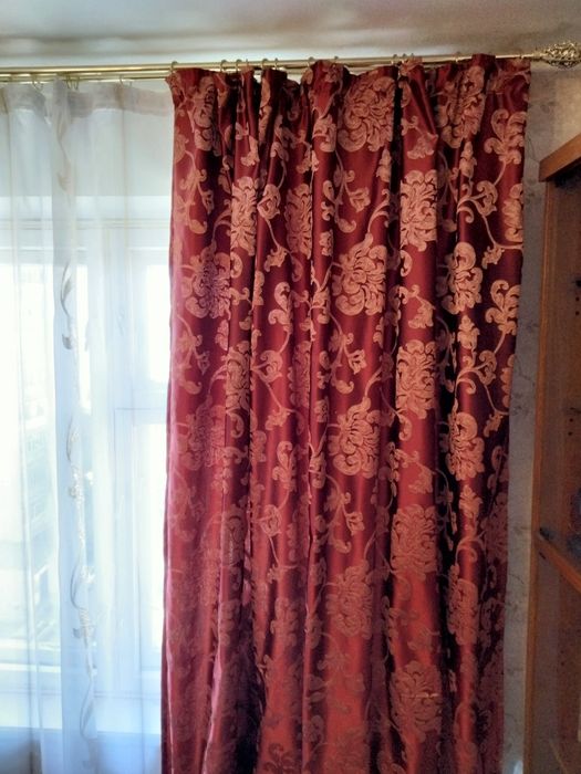 Шторы жаккардовые  с рисунком