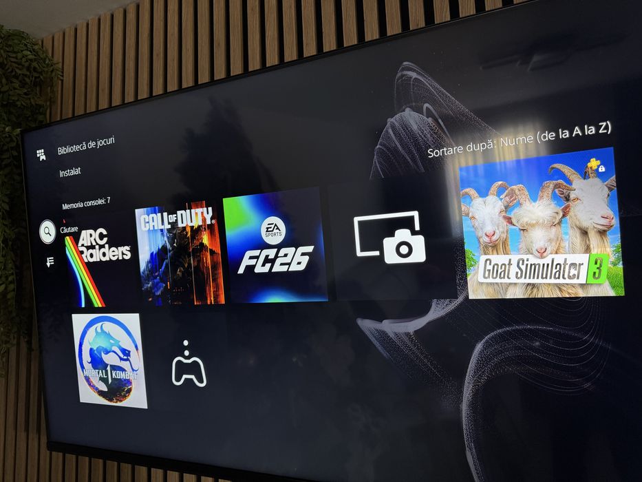 PlayStation 5 disc, 2 Manete, Fifa 26, MK1, Statie incarcare