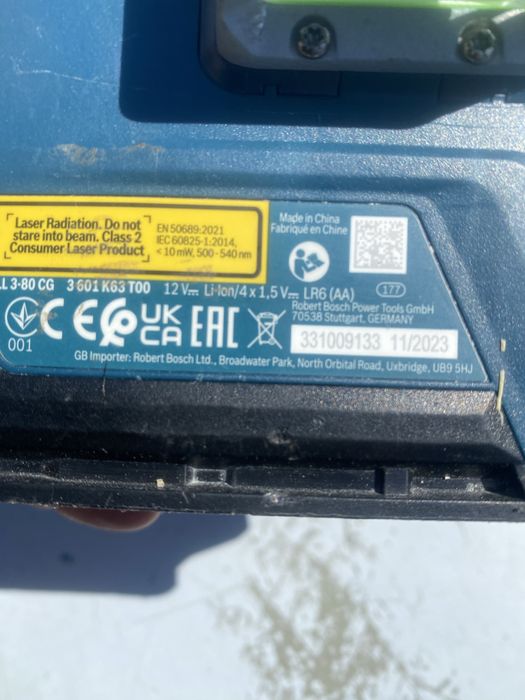 Nivela laser Bosch GLL 3-80CG, an 2023