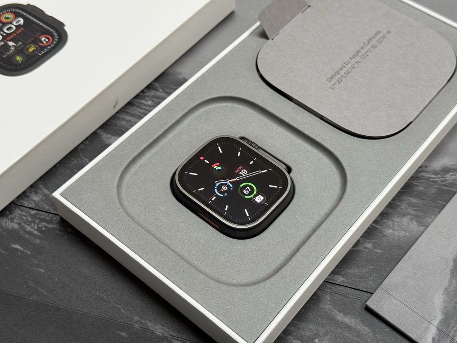 Apple watch Ultra 2 Black Titanium Milanese Loop Гаранция