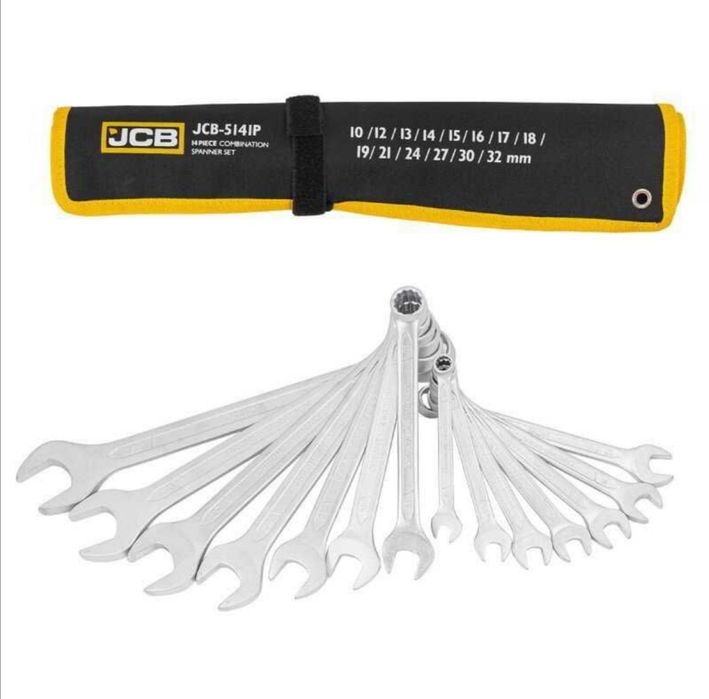 Комплект звездогаечни ключове JCB 14бр ,10-32мм