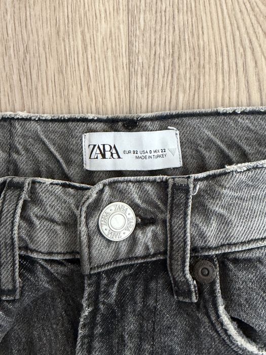 Дамски сиви дънки Zara