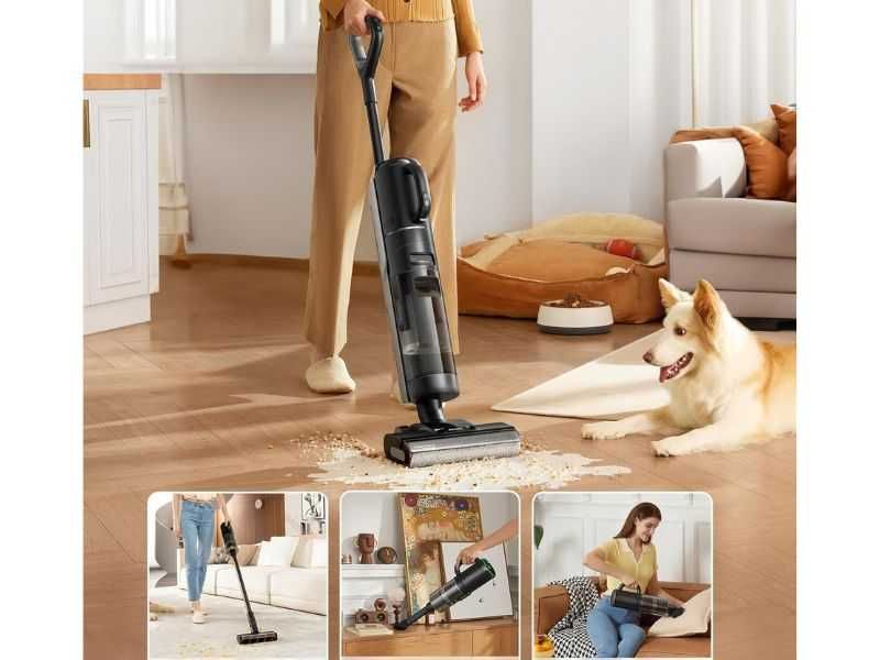 Мощна 4 в 1 Прахосмукачка за Мокро и Сухо Почистване Dreame H12 Dual