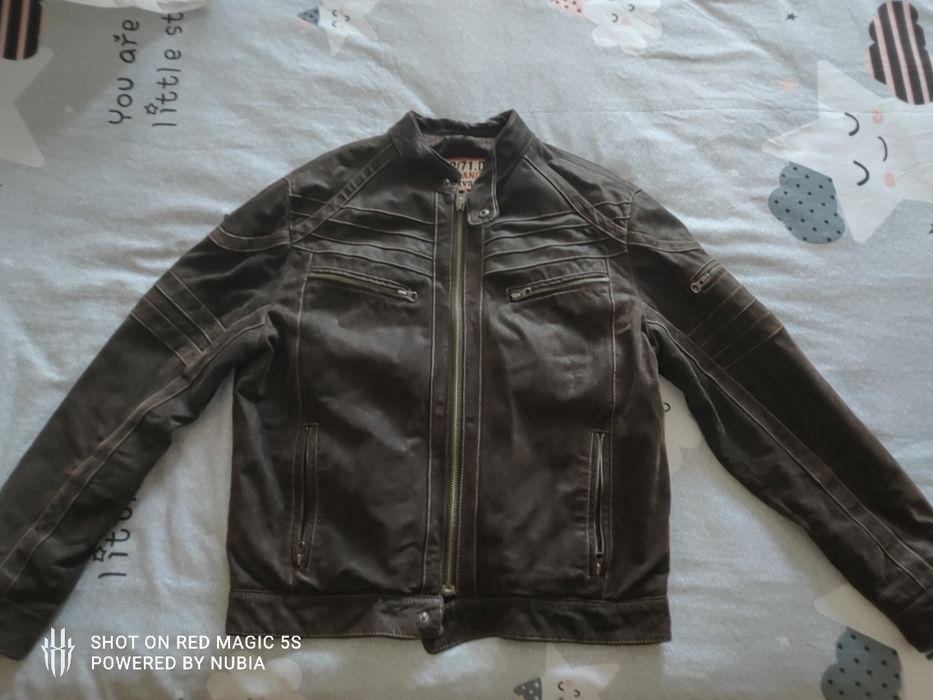 Geaca de piele marimea L