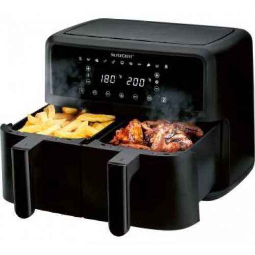 Двоен Двузонов Фритюрник с Горещ Въздух SILVERCREST SHLFD 2600 B1 1973