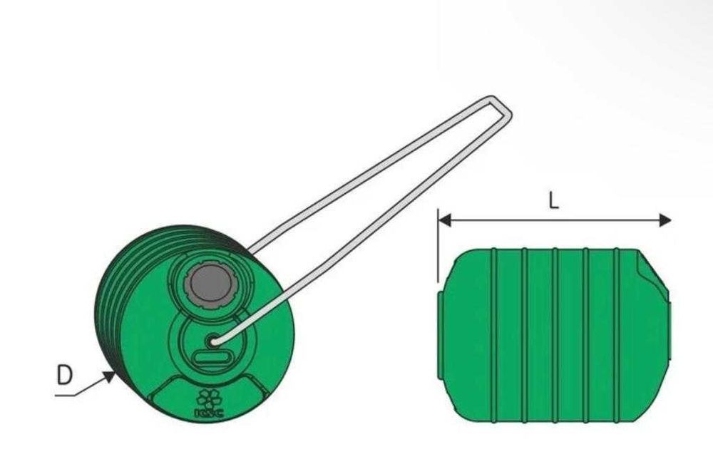 Ручной Каток для грунта, фляга. Водороллер, Арба-Су 90л