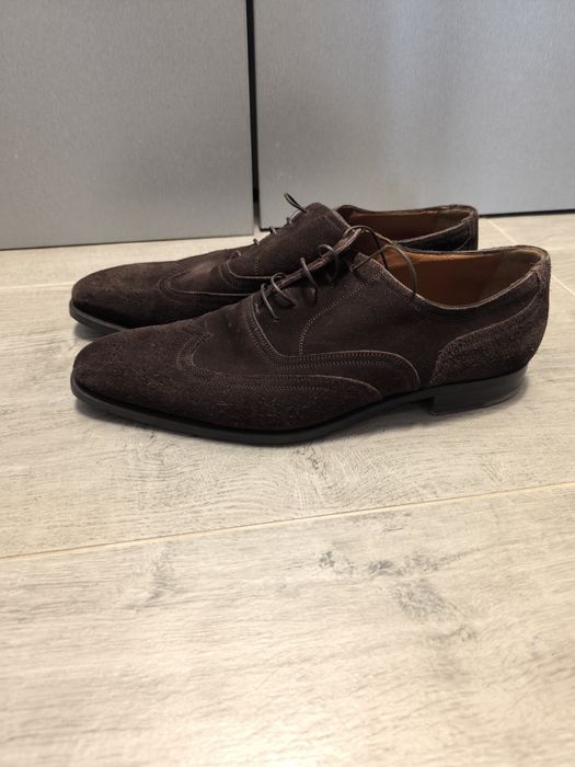 a.testoni – Италиански велурени обувки, Made in Italy, размер 9 (42-43)