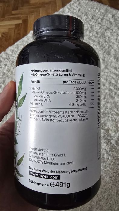 Supliment/vitamine/ulei de peste Omega 3