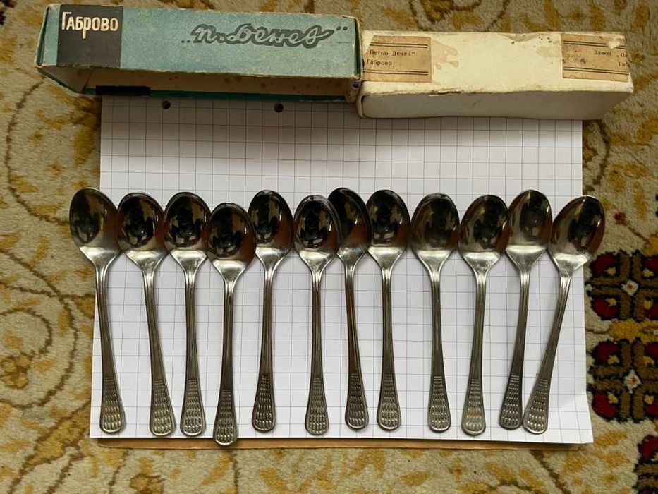 Лъжици малки неръждаеми Петко Денев - Габрово