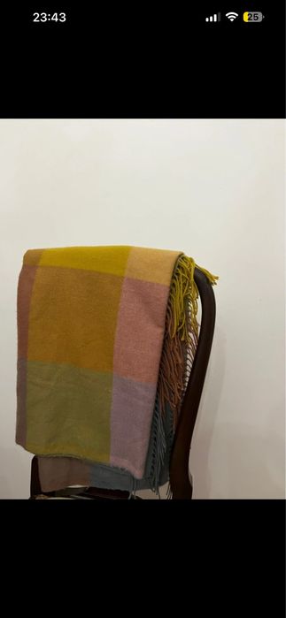 Eșarfă fular lung colorat mare sau păturică