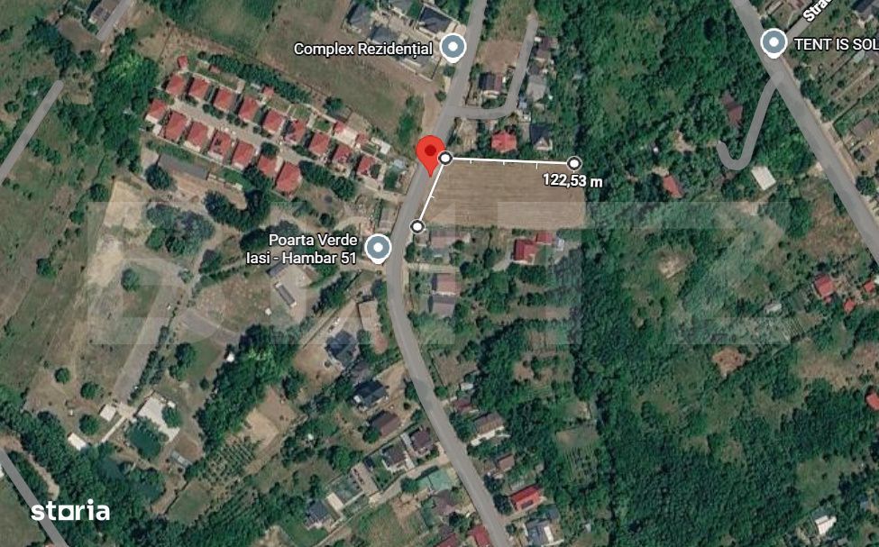 Teren intravilan, 4300 mp, zona Breazu
