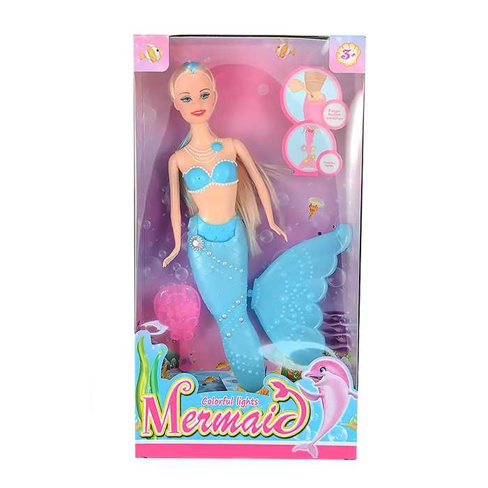 Кукла русалка с четка за коса