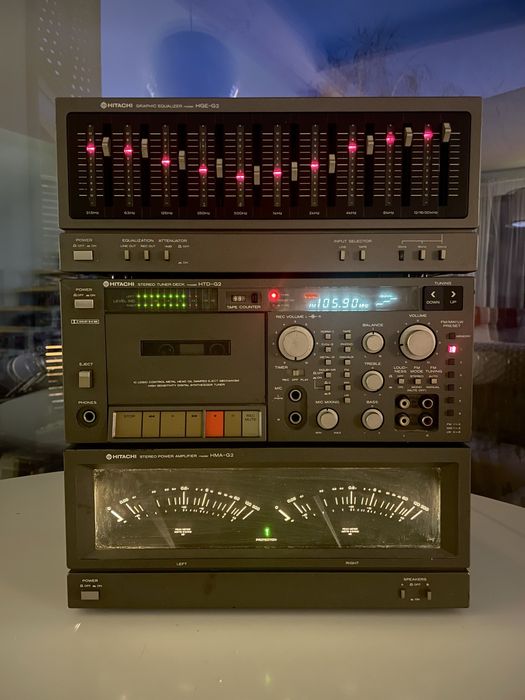 Sistem audio Hitachi G2 - Japan 1982