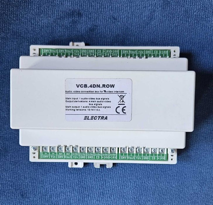 Doza derivatie 4 canale video Smart interfoane ELECTRA - VCB.4DN.ROW