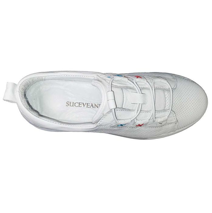 SHOETIQUE.RO Pantofi sport dama din piele naturala albi intre 36 si 41