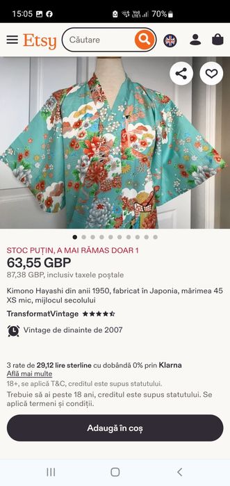 Kimonou Japonez / Nou