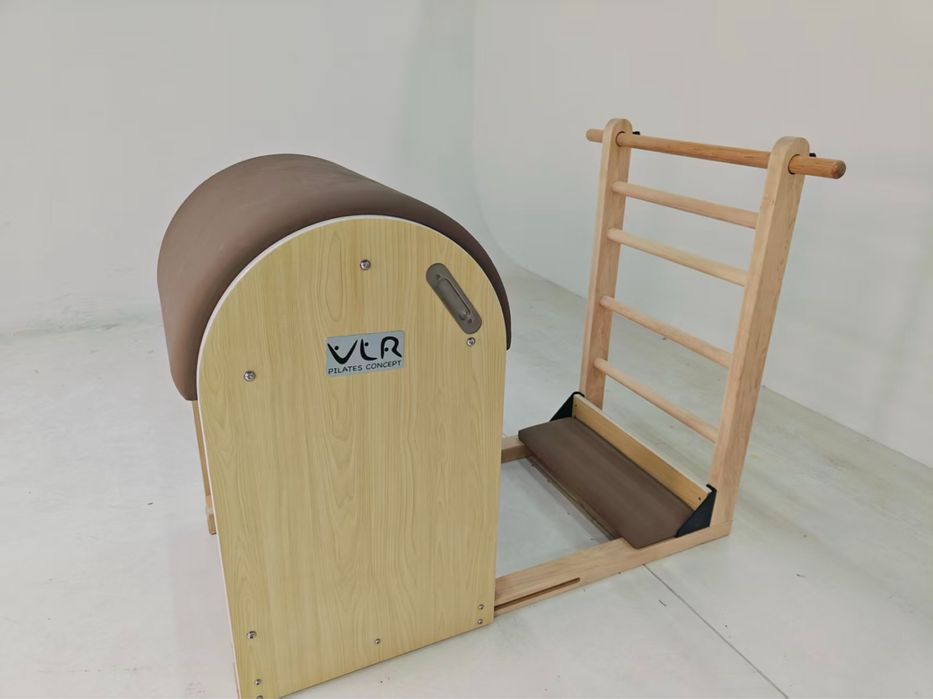 Aparat pilates reformer- Ladder Barrel din lemn de artar  cu pedala(maple)