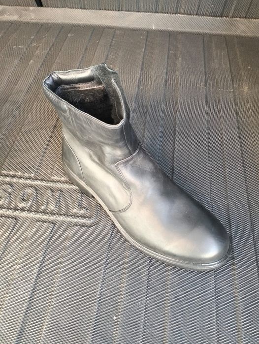 Кожанные ботинки 41размер