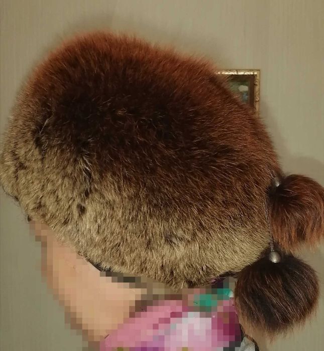 Зимняя меховая шапка