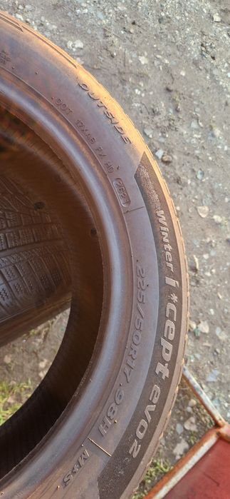 2 Anvelope Hankook 225 50 R17 M+S . Dot 2021