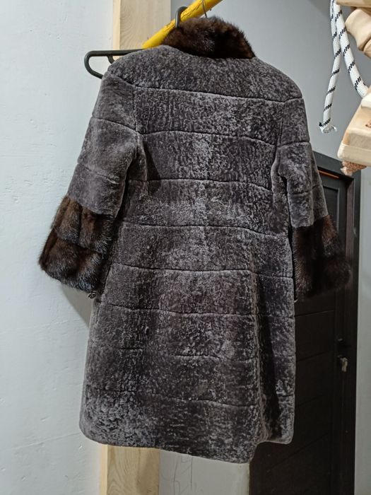 Шуба мутон-норка