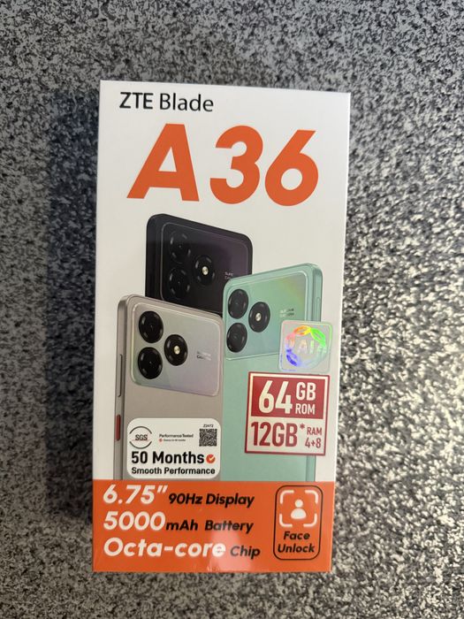 Продам новый телефон ZTE Blade A 36