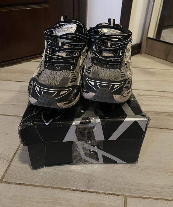 Adidasi Off-White Be Right Back Gri Marime 41 Unisex