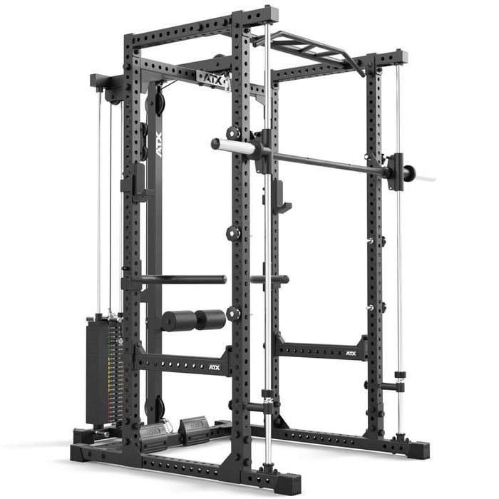 Смит Машина / Вграден Скрипец 115 кг / Стойка Power Rack / Фитнес Уред