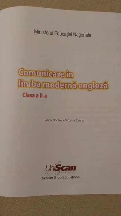 Manual de Comunicare in limba moderna engleza clasa a II-a