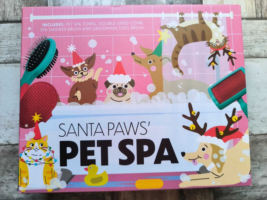 Празничен спа/spa комплект за домашни любимци - SANTA PAWS PET SPA