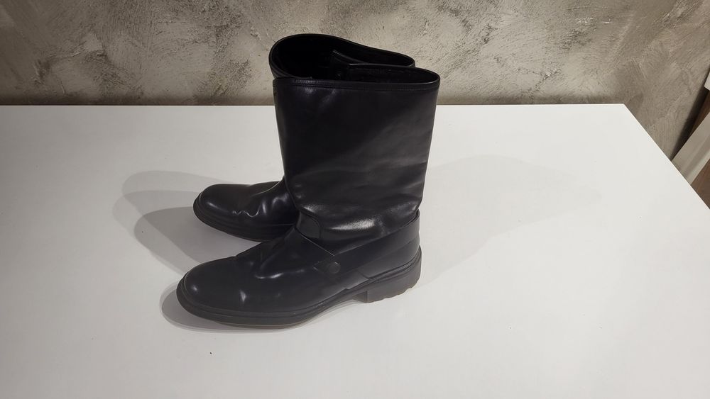 Cizme army din piele naturala  pentru barbati Emporio Armani