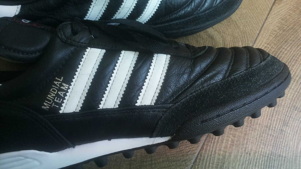 Adidas MUNDIAL Leather Shoes Размер EUR 39 1/3 обувки естествена кожа 419-14-S