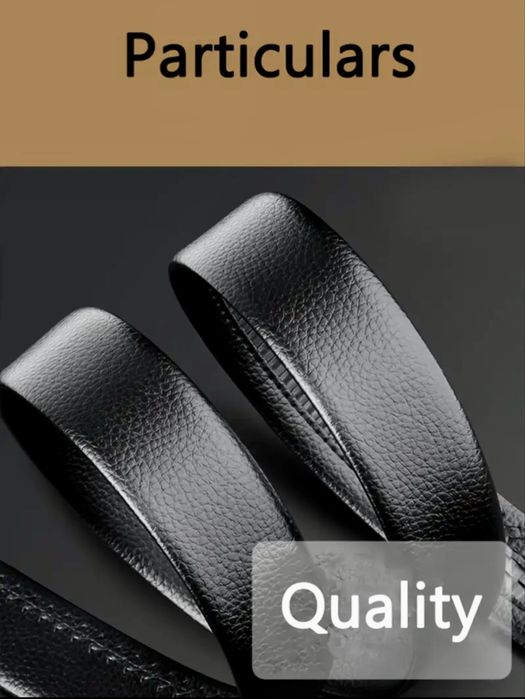 Мъжки официални колани с изчистена геометрия на катарамата в 3 версий!