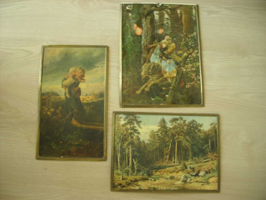 Картини за стена "Иван Царевич на сером волке" и "Сосновьй бор"